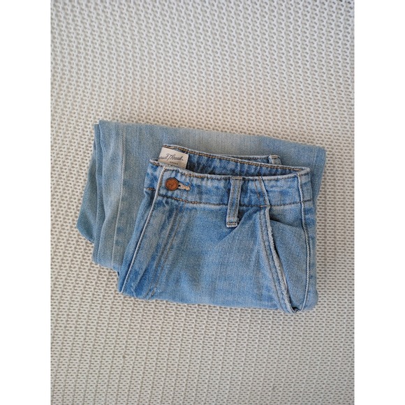 Universal Thread Relaxed Baggy 100% Cotton Straight Jeans 26 27 Light Distressed - Picture 16 of 16